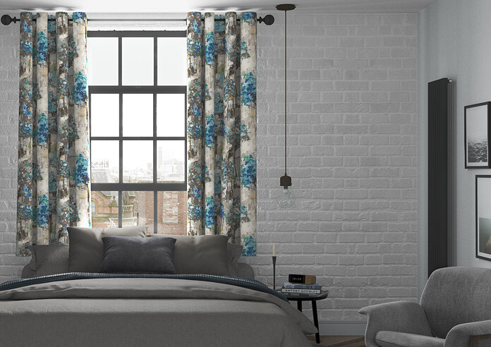 Camden, Blue - Made to Measure Curtains - Image 3